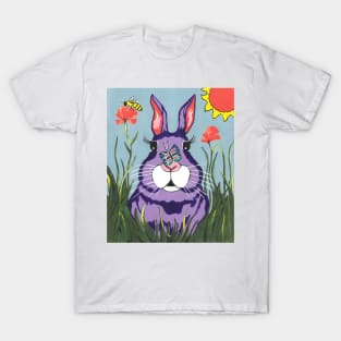 FUNNY Bunny - Easter Bunny Rabbit Painting T-Shirt